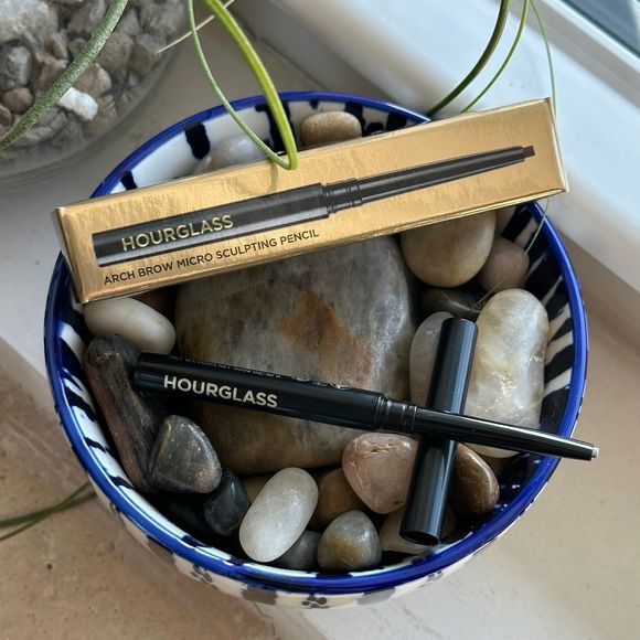 NIB HOURGLASS Arch Brow Micro Sculpting Eyebrow Pencil Travel Size Dark Brunette - Picture 2 of 11